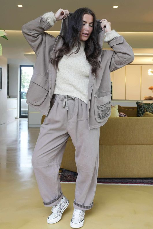 Mercer Soft Twill Jacket Mocha Mousse 
